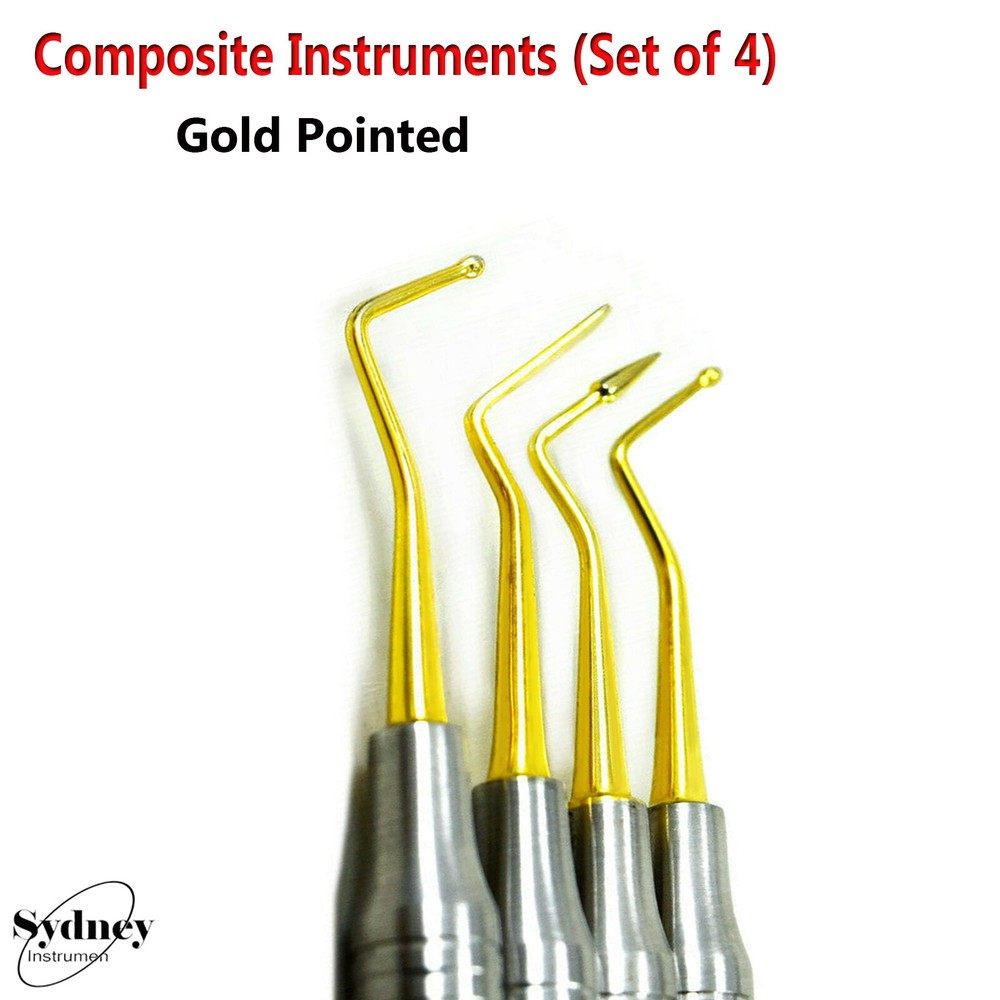 Composite Filling Restorative Plastic Placement Instruments Titanium Coated