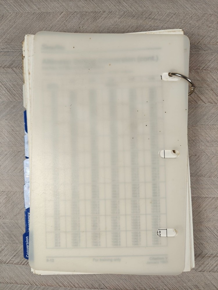 Citation V Cockpit Reference Handbook SimuFlite 1993 Aviation Training Manual