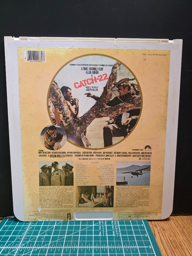 Catch-22 RCA Selectavision VideoDisc CED Alan Arkin