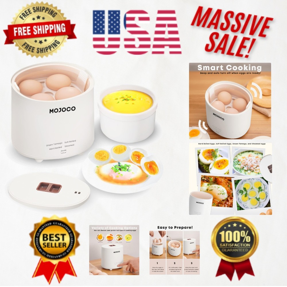 Compact Electric Egg Maker - All-in-One Egg Cooking Solution for Every Home