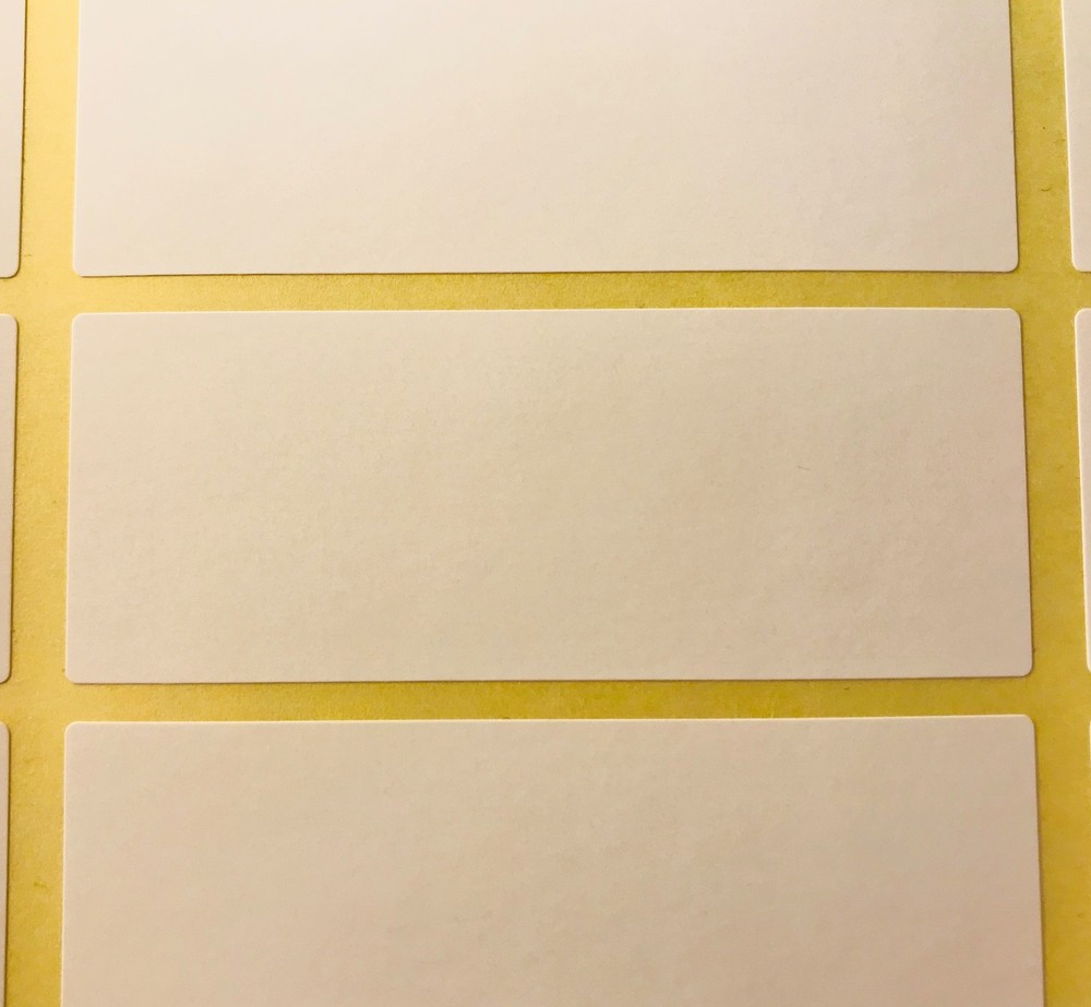 Large Red 30 x 78mm Colour Code Rectangles - File / Box Stickers Sticky Labels