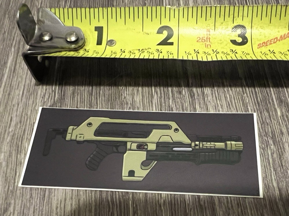 Aliens Pulse Rifle Sticker Cloud Light