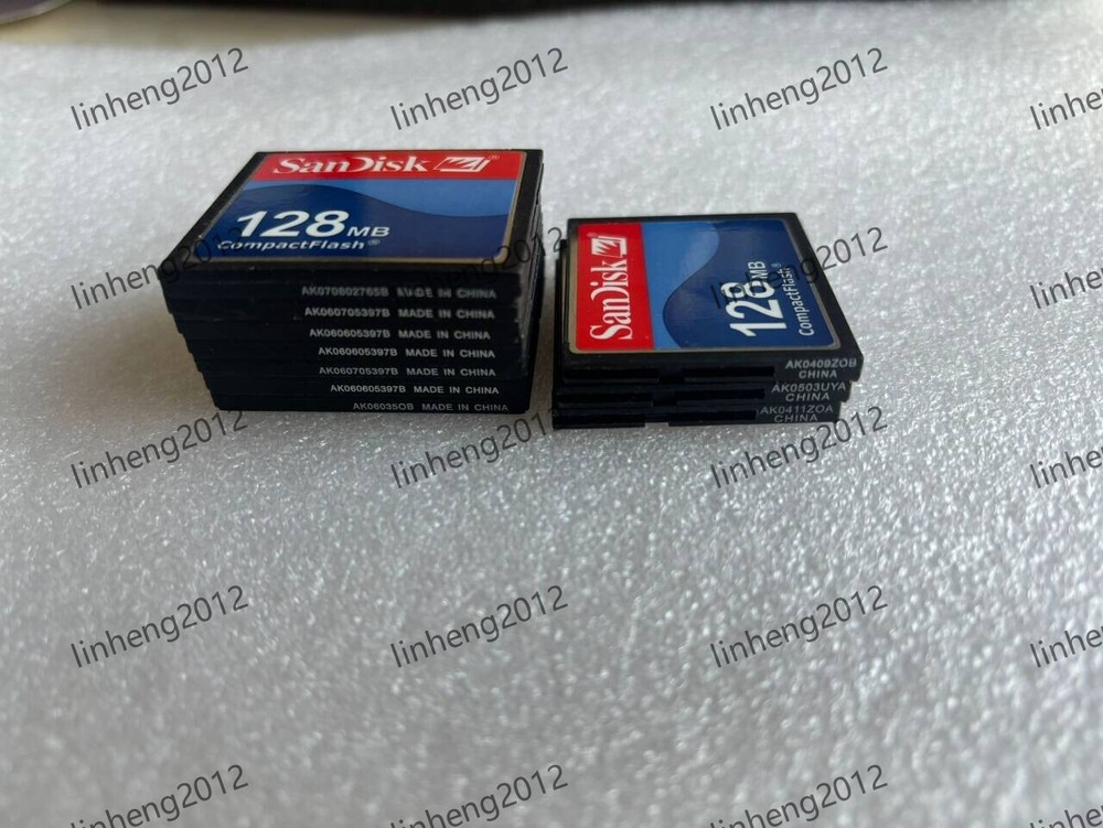 10PCS Sandisk 128MB Compact Flash Card 128MB CF Memory card SDCFJ/SDCFB