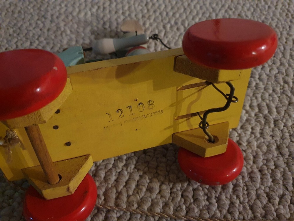 Cool Mouse Xylophone Wooden Pull Toy Works