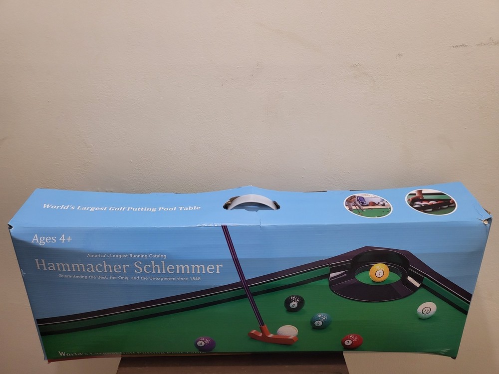 Hammacher Schlemmer World's Largest Putting Pool Table