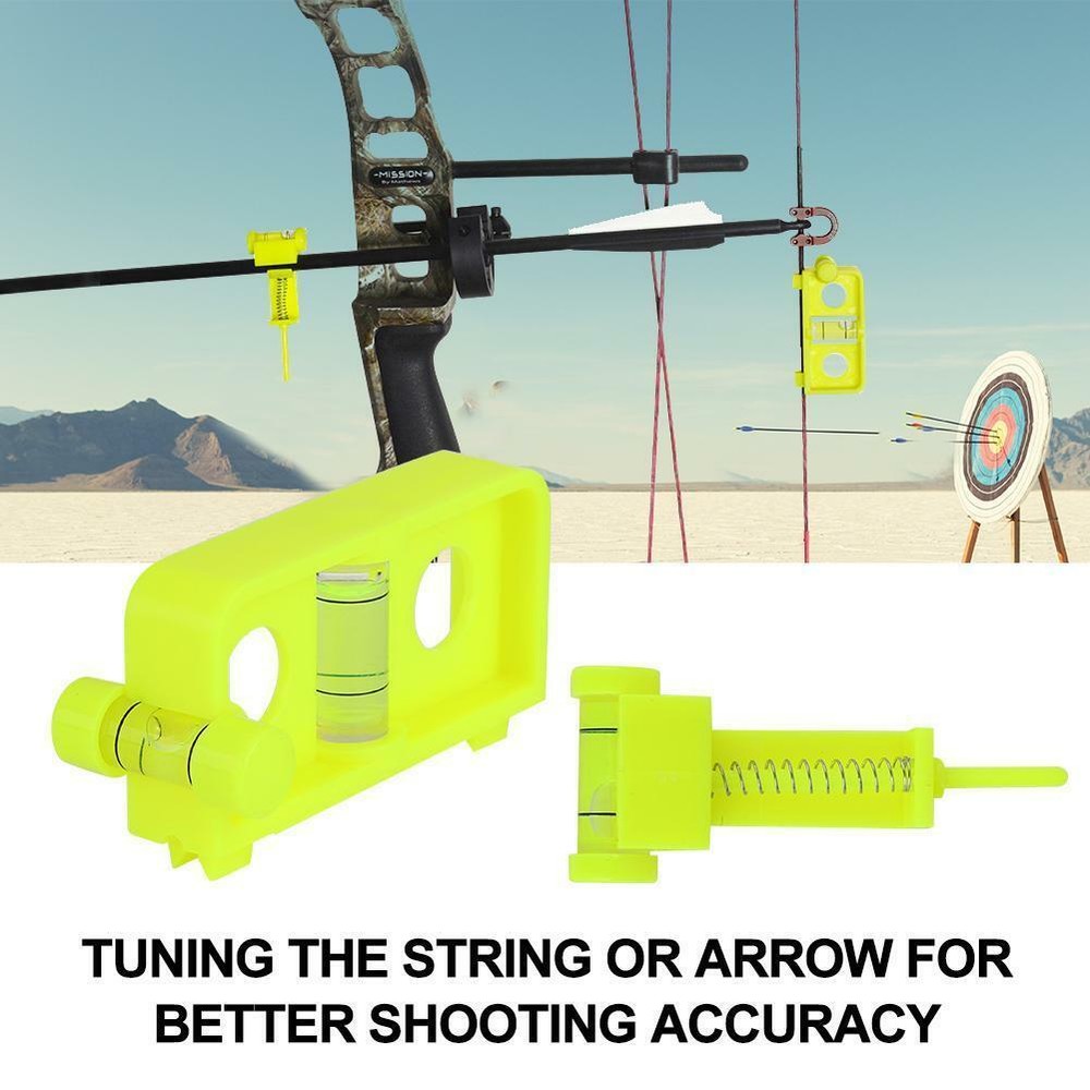 Archery Level Kit Tuning Mounting String Nock Position Compound Bow Arrow Tool