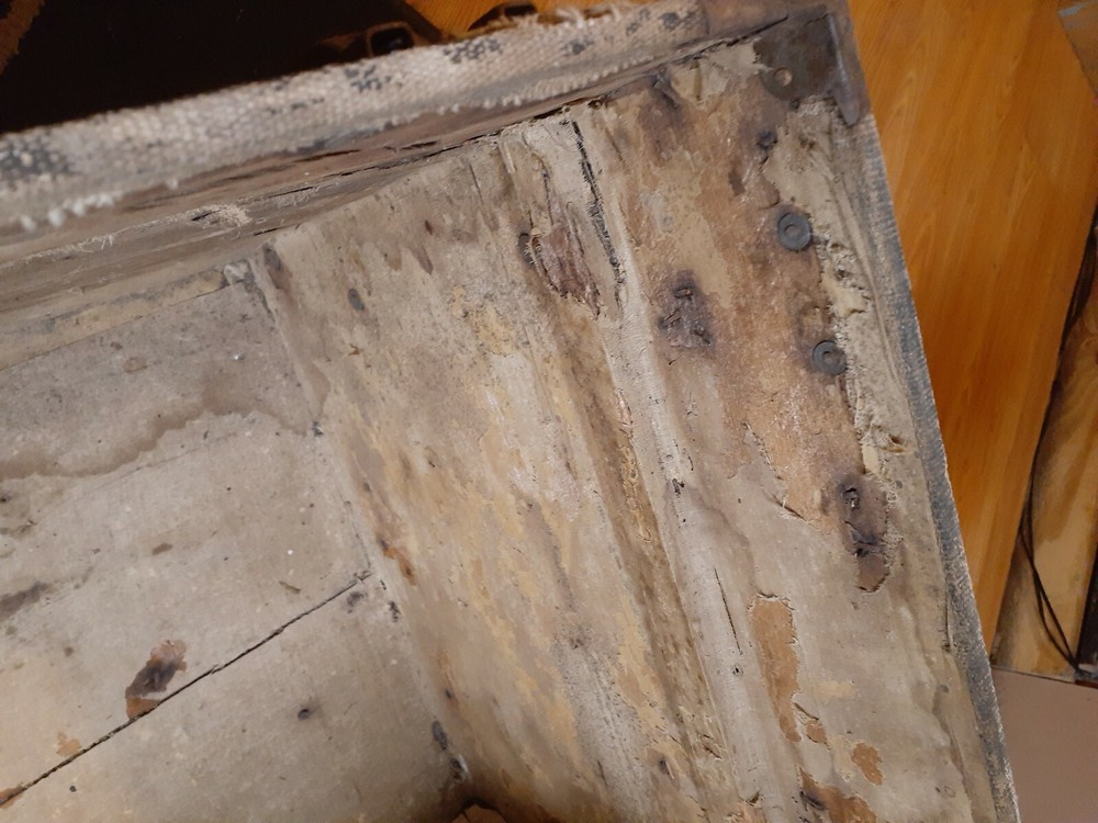 vintage antique steamer trunk
