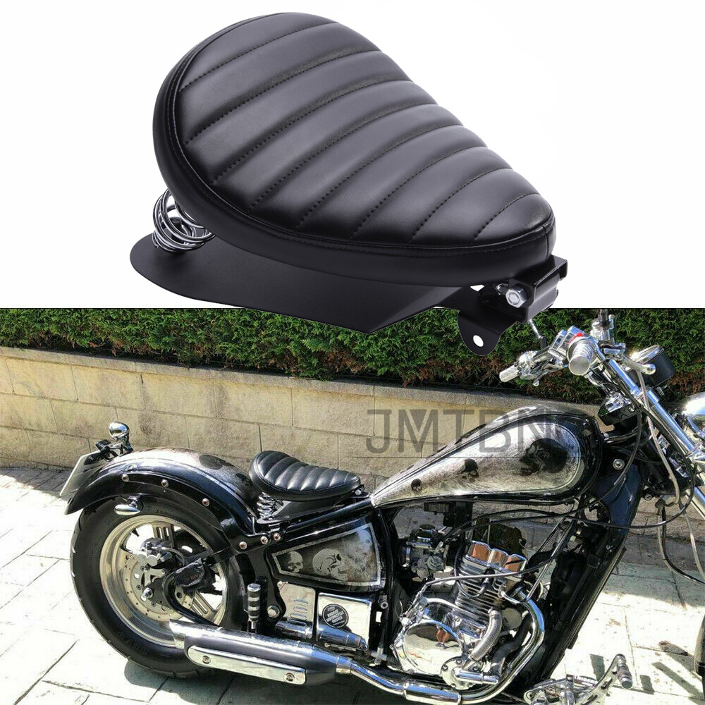 For Harley Softail Bobber Chopper Motorcycle 3'' Spring Solo Seat Saddle Base A+