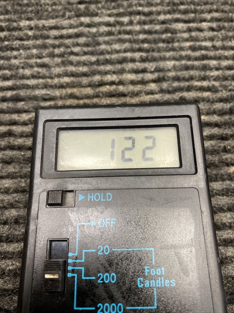 Used SPER SCIENTIFIC Light Meter 840021, No Batteries