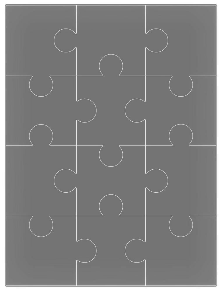 Sizzix Thinlits Jigsaw die #665887 Retail $19.99 designer Olivia Rose