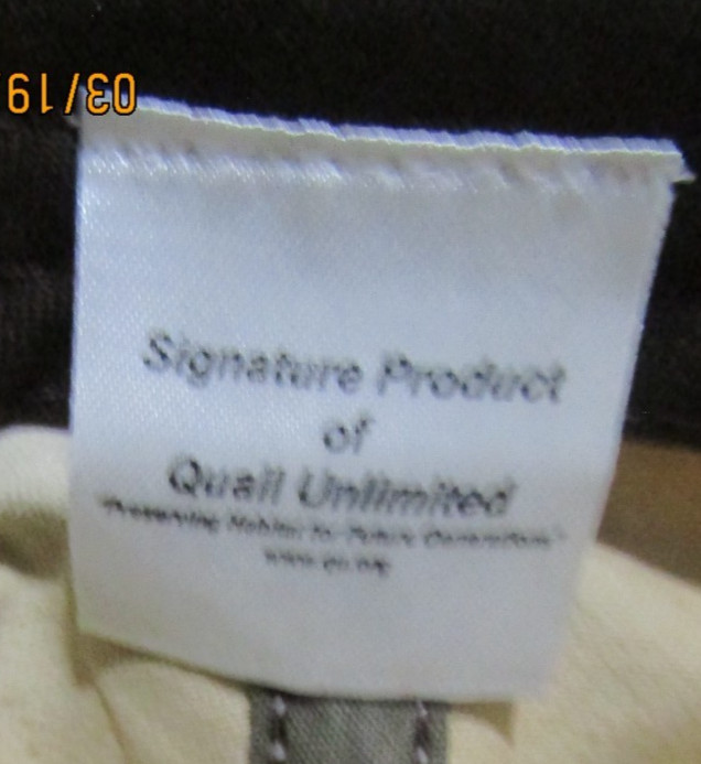 Quail Unlimited Sponsor Baseball Cap