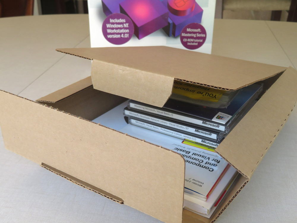 Microsoft Visual Basic 5.0 Professional Edition CD-ROM Software Open Box