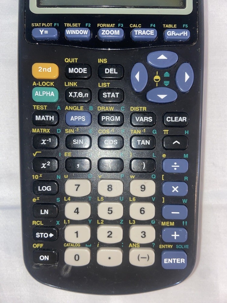 Texas Instruments TI-83 Plus Graphing Calculator Without Cover Tested Working