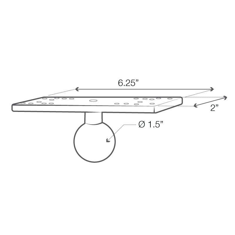 RAM-111BU RAM Universal Marine Electronic Ball - C Size...