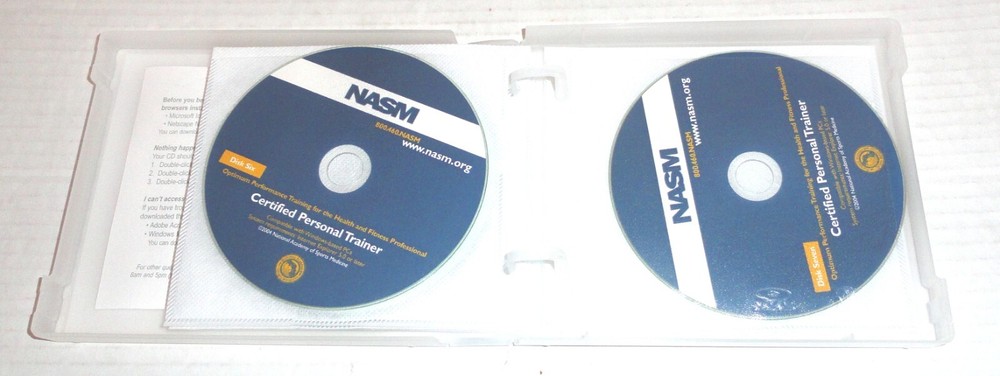 NASM Optimum Performance Training Interactive CD-ROMs 7-Disc Set for Windows PC