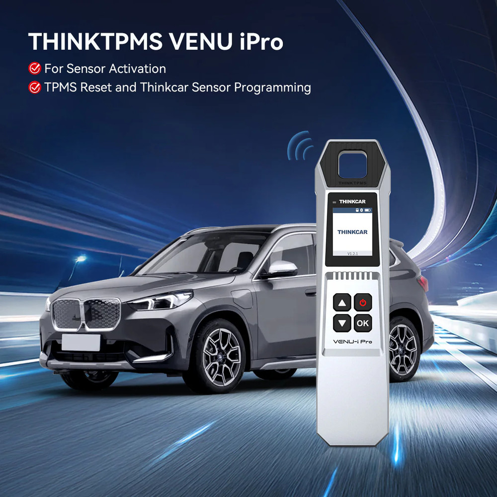 THINKTPMS VENU iPro TPMS Relearn Tire Reset Tool Work with Thinkscan 689BT