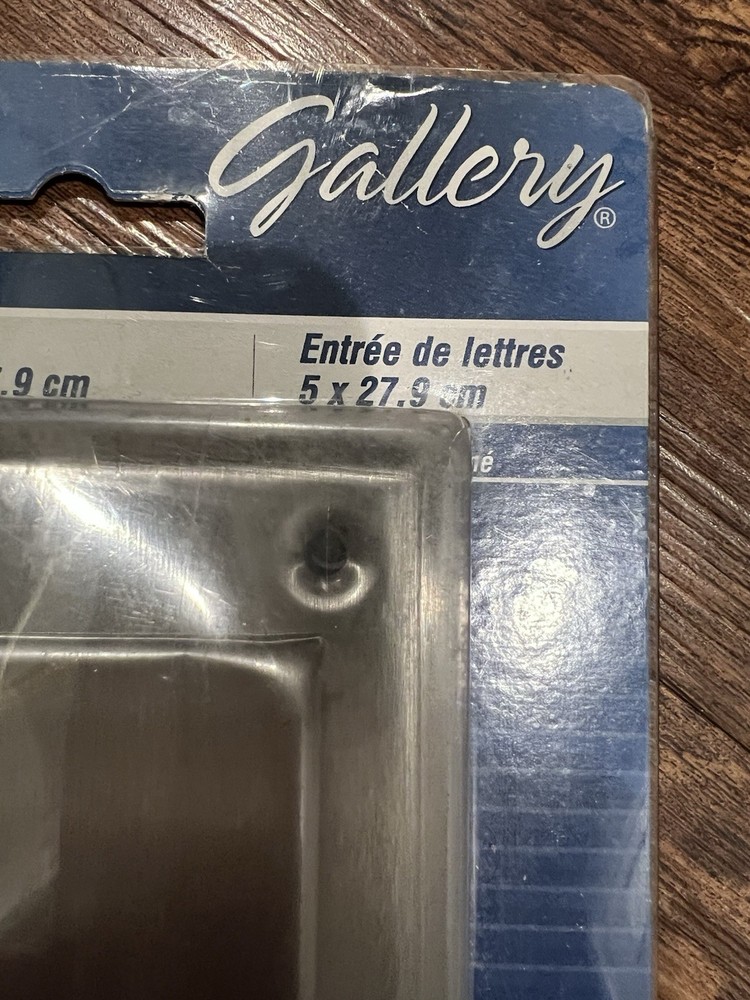 Gallery Solid Brass Mail Slot 2” X 11” New In Pack