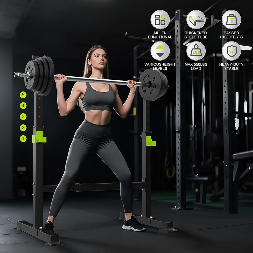 Adjustable Folding Weight Bench for Home Gym, 660 Lbs Capacity Multi-Functional