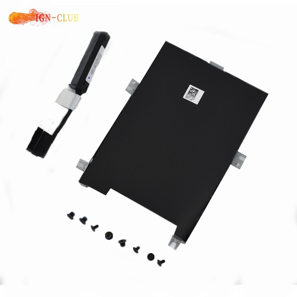 For 5470 E5470 Caddy Frame Bracket 4JMFP + Cable Connector HDD 80RK8