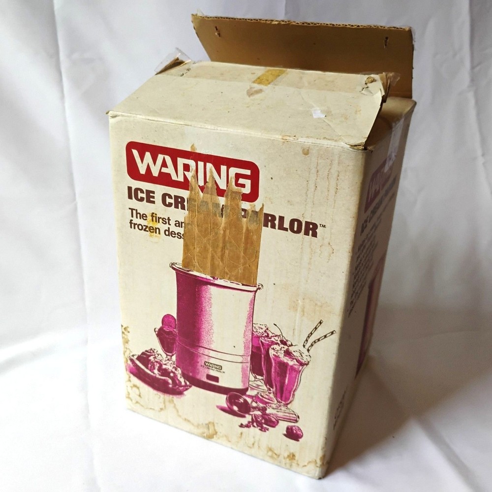 vintage Waring Ice Cream Parlor ice cream machine