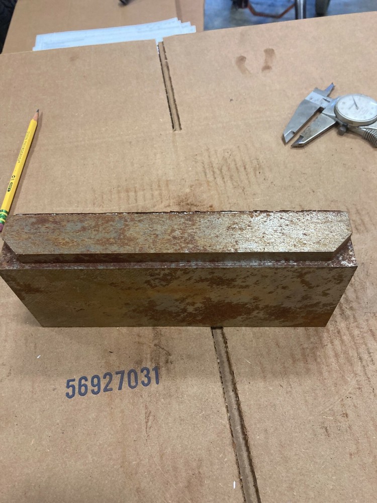 1 pc 4340 bar 1.6" x 3.25" by 8.2" long rectangular material stock