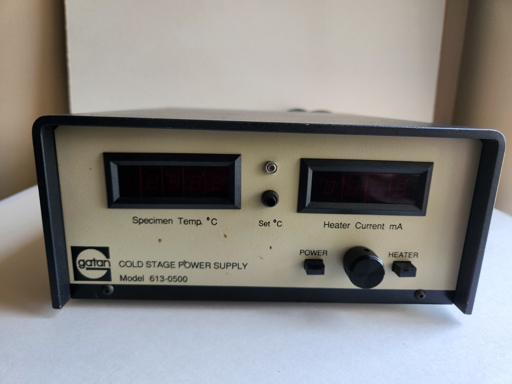 GATAN TEM Cold Stage Power Supply model 613-0500 USED, UNTESTED, POWERS ON