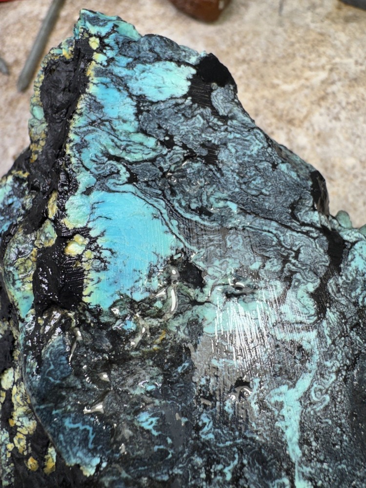 Natural Hubei turquoise nugget