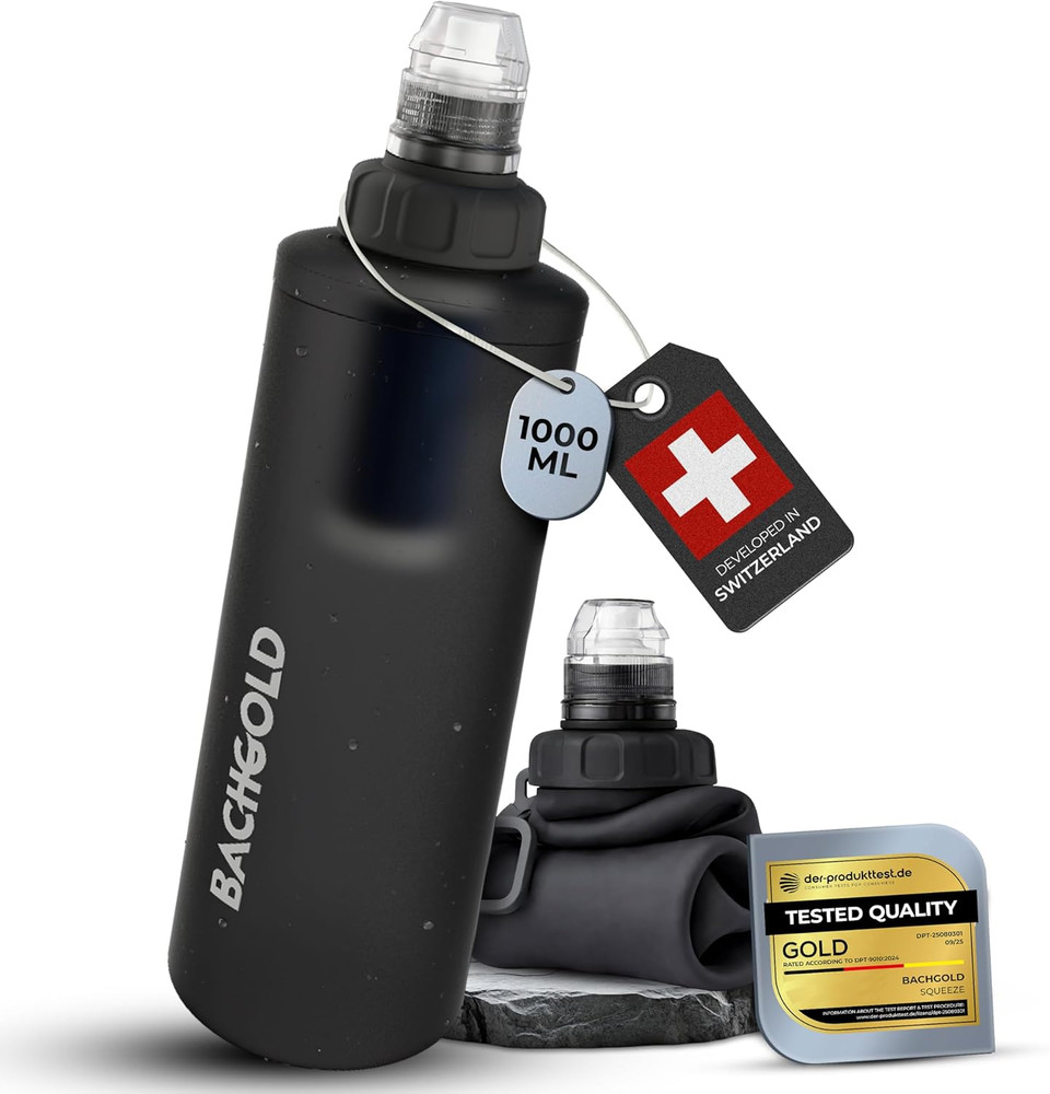 Water Filter Camping –  Foldable Squeeze Portable Water Filter for Hiking, Backp