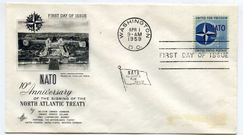 1127 NATO, ArtCraft, FDC