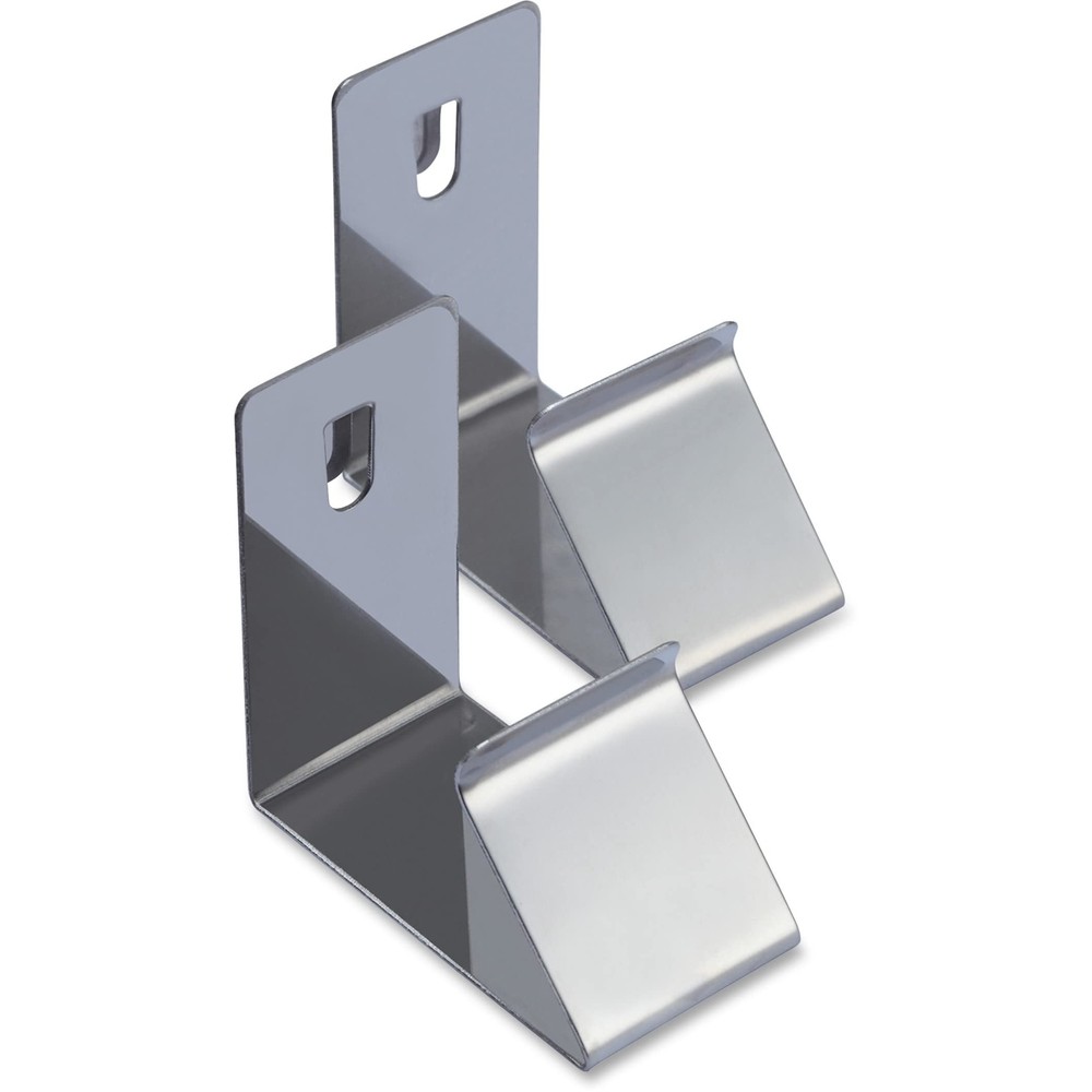 Lorell Cubicle Partition Hanger Set, Silver