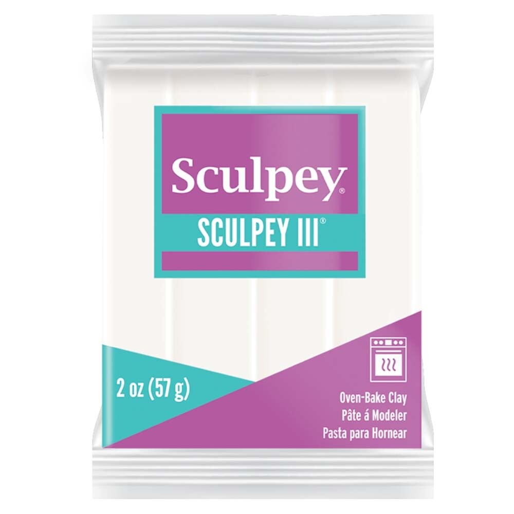 Sculpey III Polymer Clay 2oz White