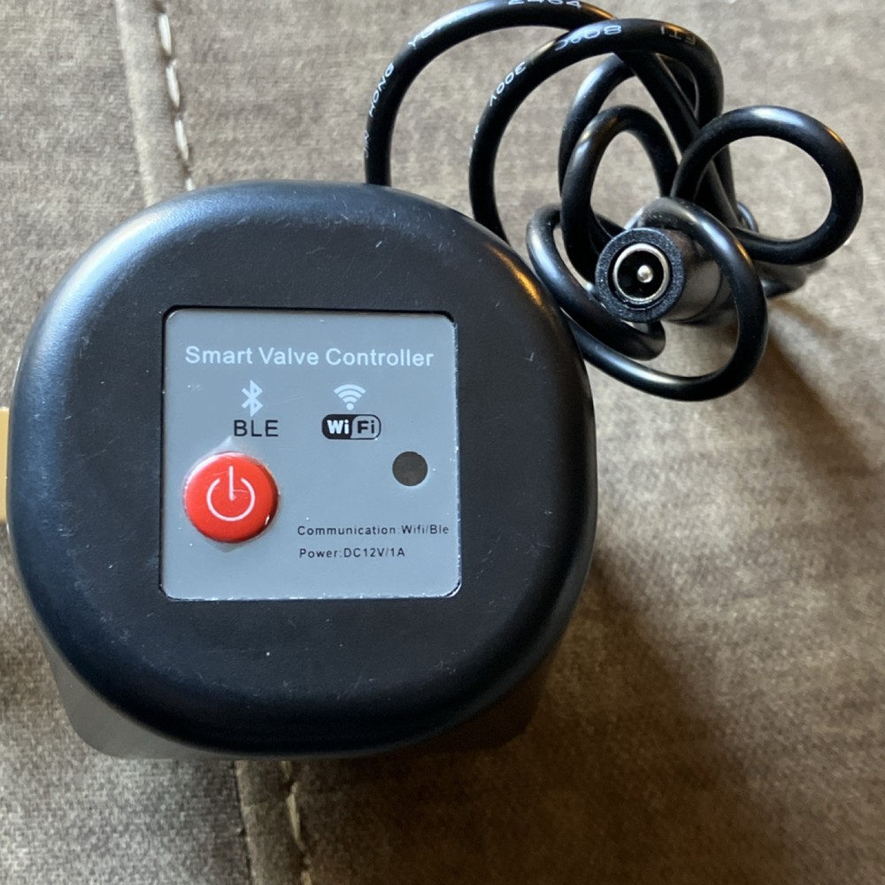 Smart Valve Controller Wi-Fi Bluetooth DC 12V/1A Black with Power Cable