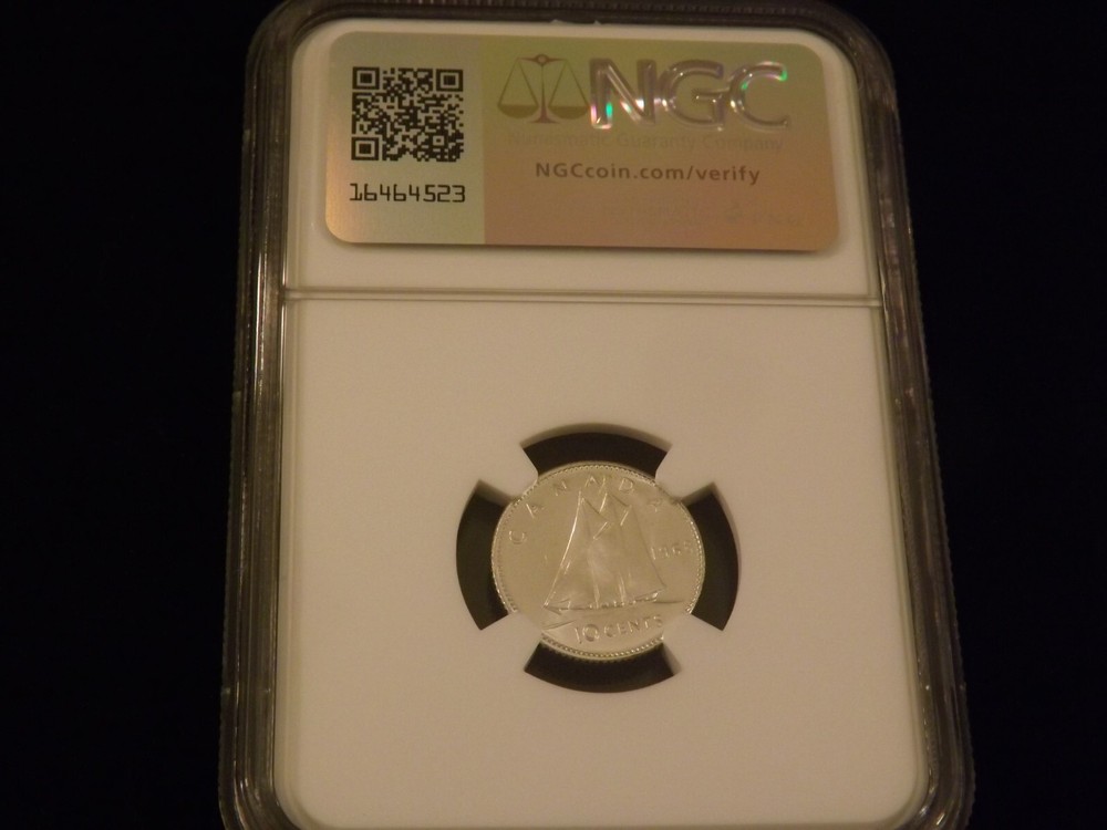 1968 10 C Canada NGC MS 64