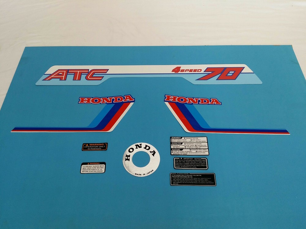 HONDA ATC70 1983 DECAL GRAPHIC SET (#*-H62)