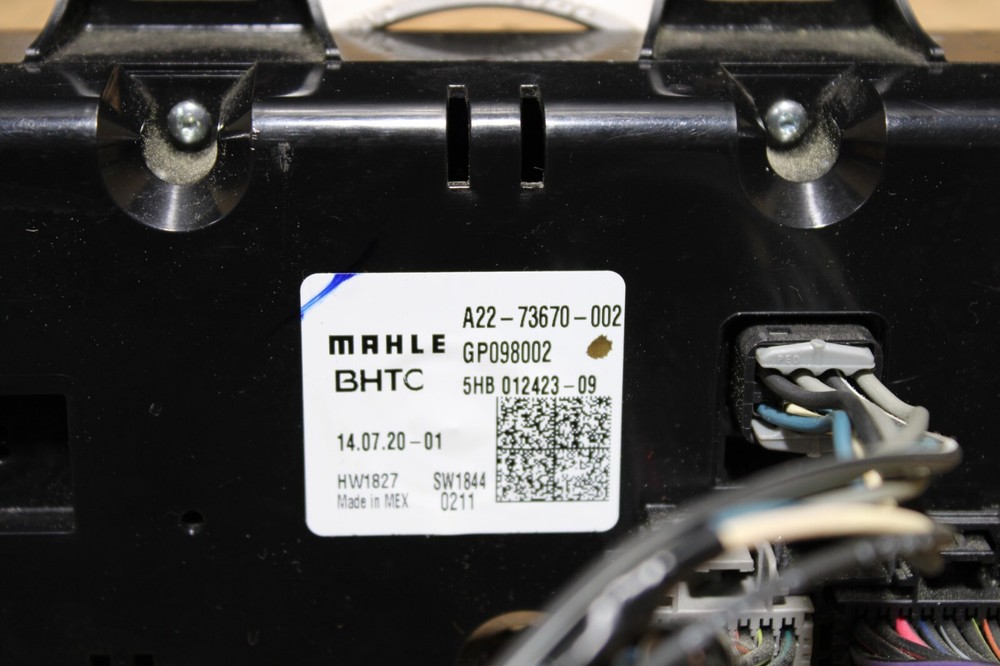 2021 Freightliner Cascadia Heater / AC Temp Control