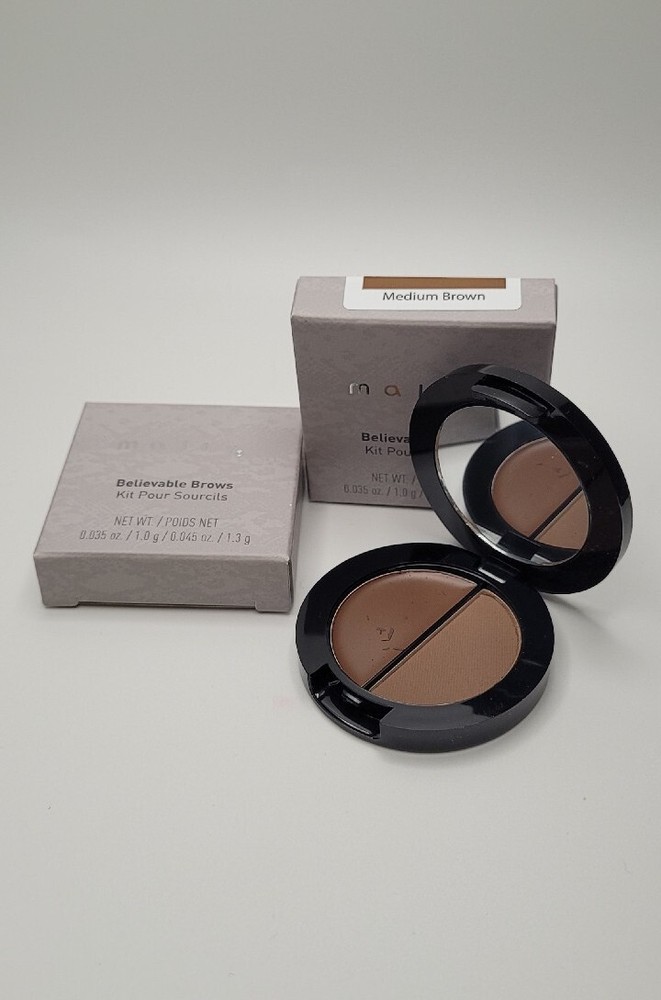 2 Mally Believable Brows *MediumBrown*.035 oz / 0.045 oz x 2,BNIB
