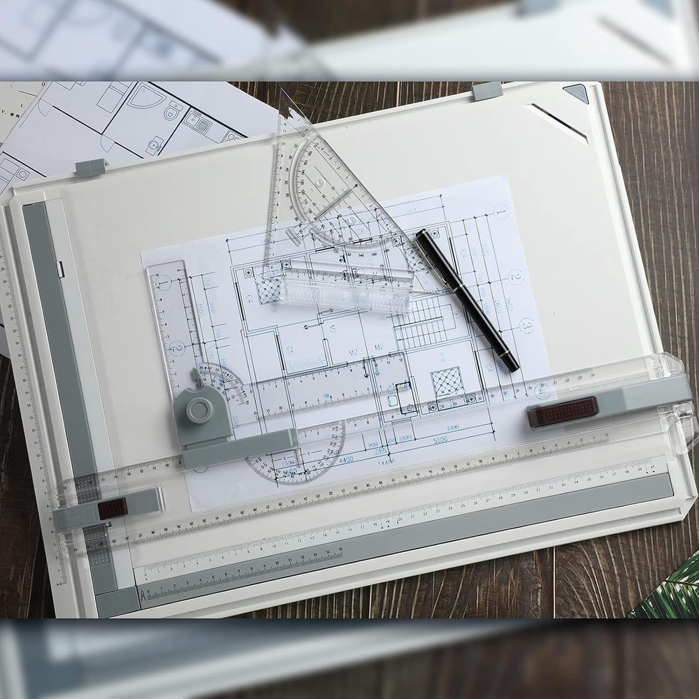 Adjustable Drawing Board Multi-Function Metric Drafting Table Drafting Board