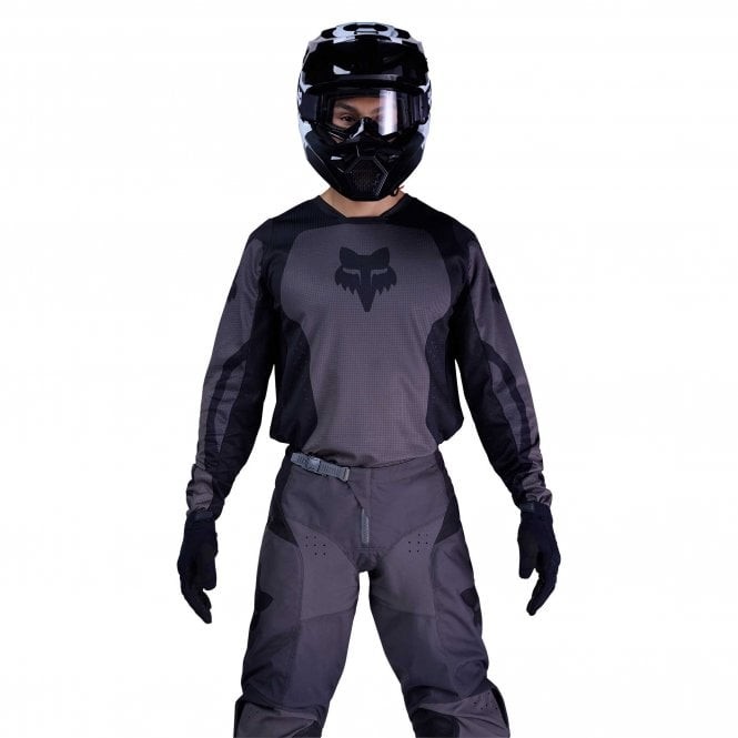 FOX (2026) MX Jersey - 180 SHIELD - Black/Dark Grey MEDIUM
