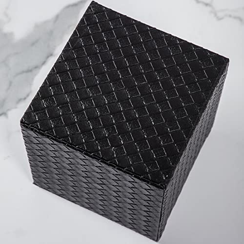Tissue Box Cover, Tissue Box Holders for Bathroom Accessories Square Black