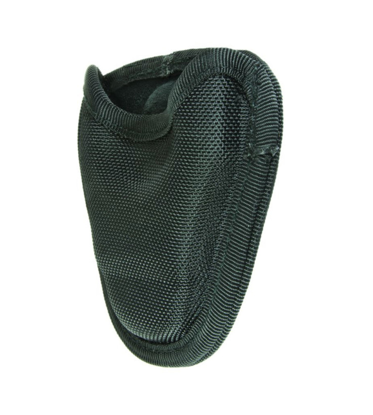Heros Pride Ballistic Nylon Open Top Single Handcuff Case Black