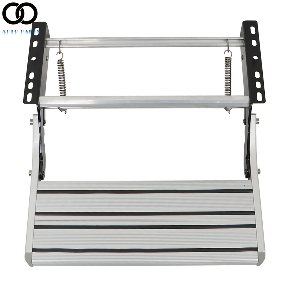 RV Camper Platform Steps Stair Anti-Slip Manual Pull Out Retractable One Step