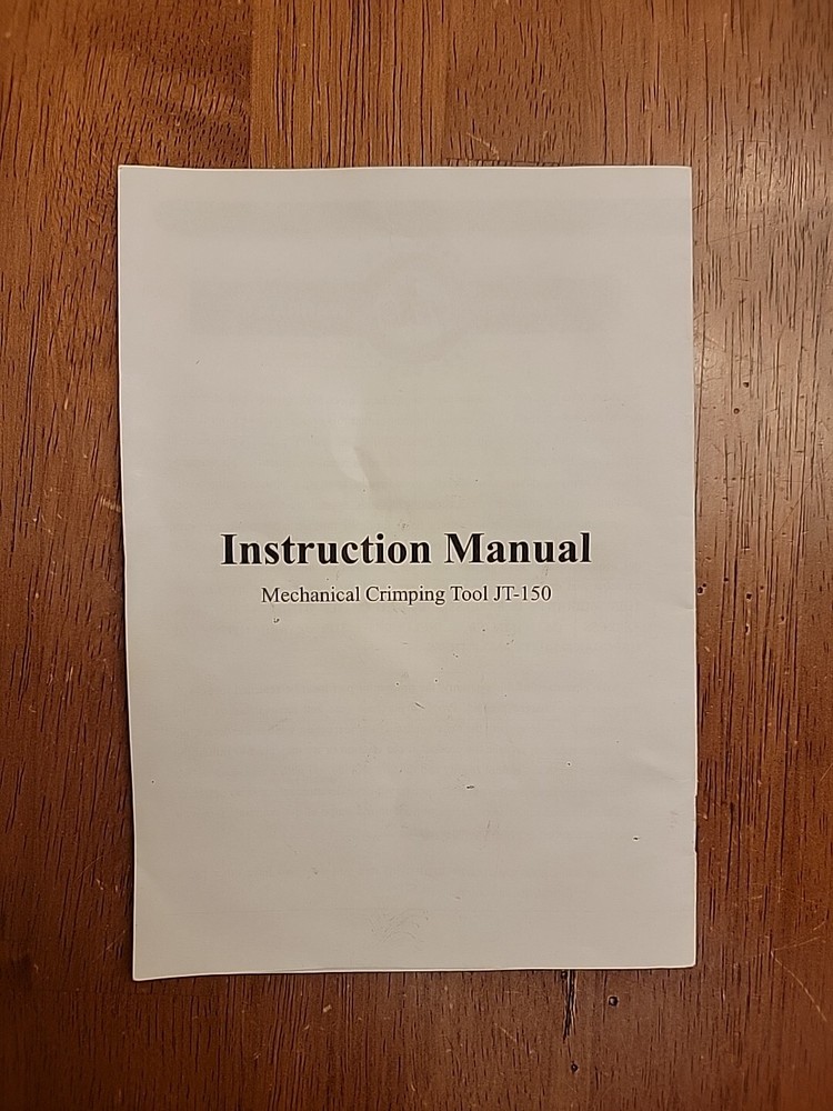 MABELSTAR JT-150 Mechanical Crimping Tool