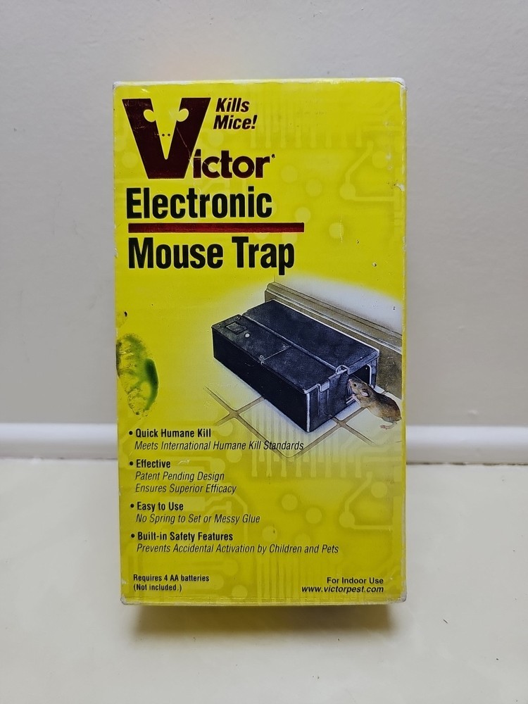 Victor M250 Electronic Mouse Trap, 100% Kill, No Touch Sealed