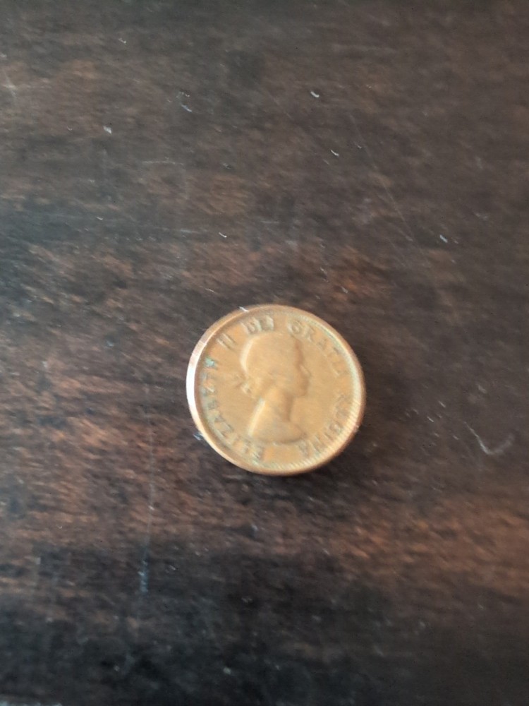 1960 Canadian Maple Leaf Penny
