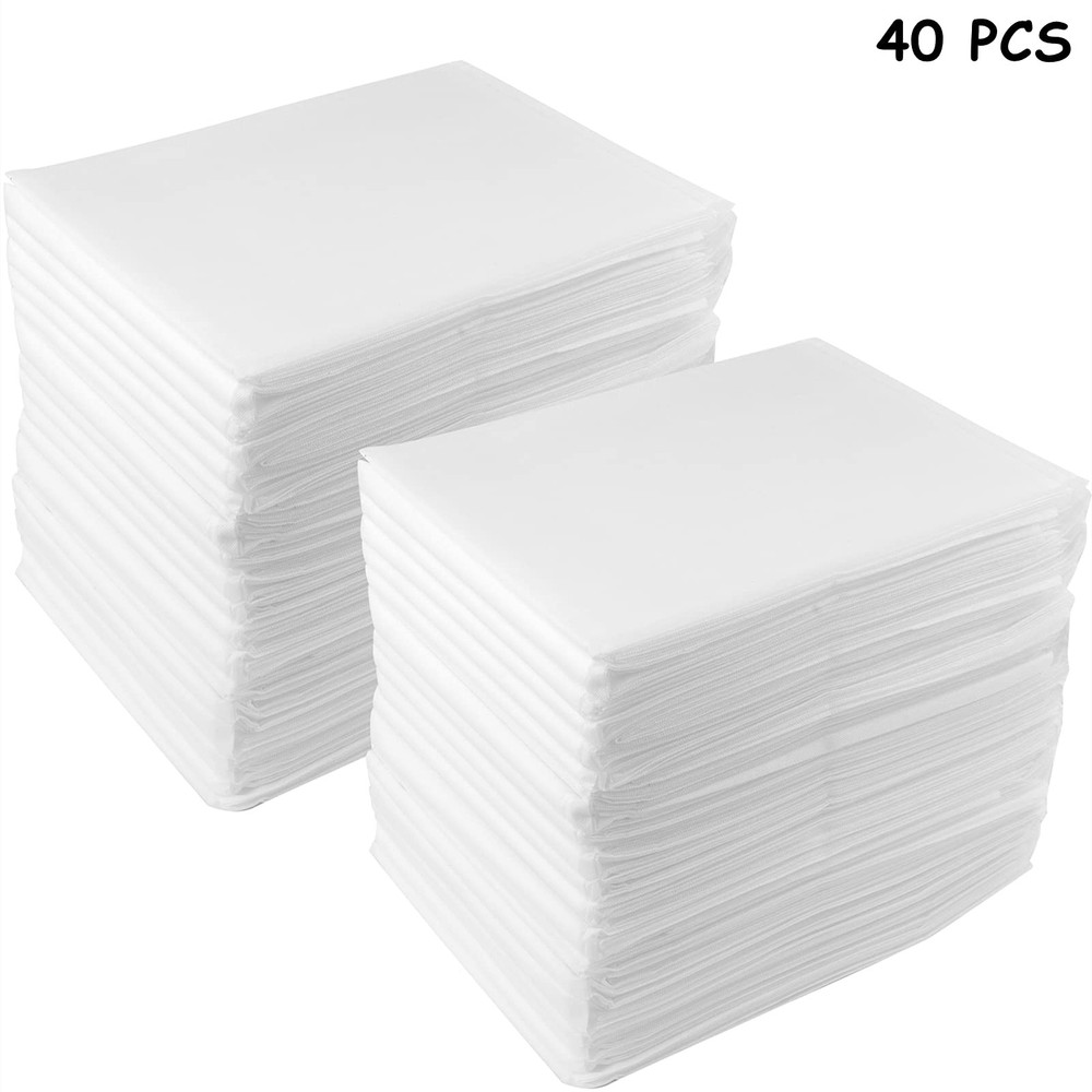 40 PCS Waterproof Disposable Spa Bed Sheets, Massage Table Protector, 31"x67"