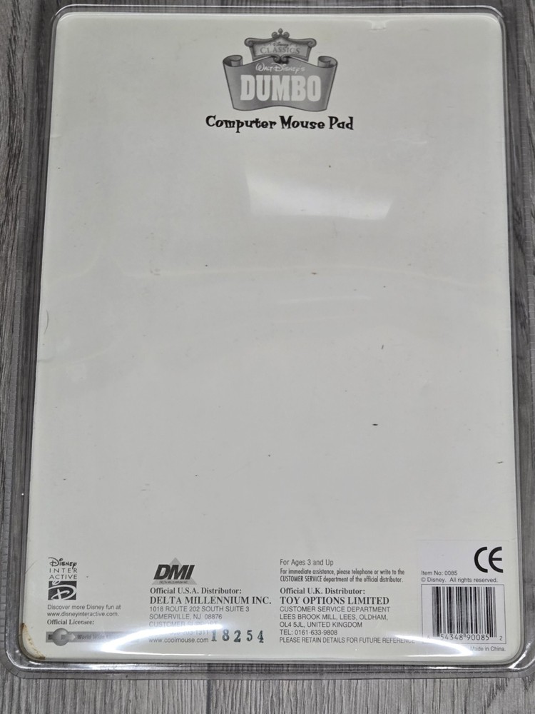Disney Classics Dumbo Computer Pad NEW In Package Vintage
