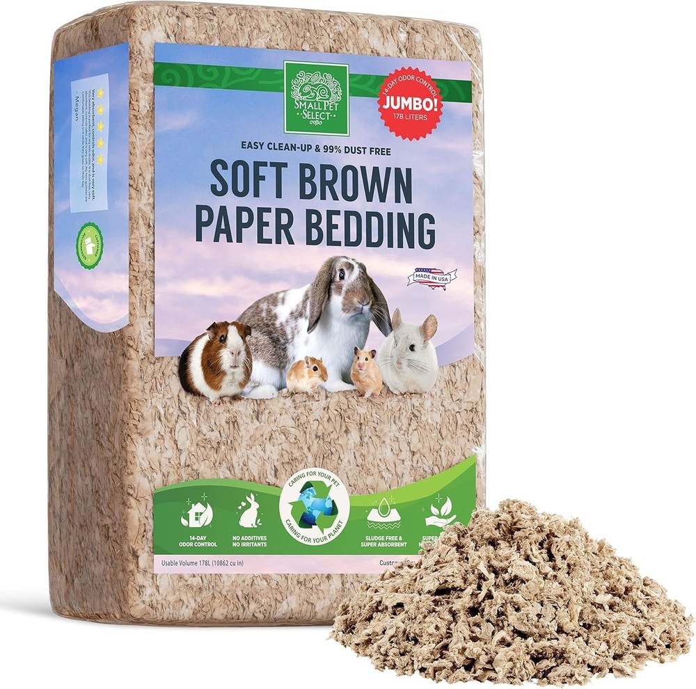 Safe & Comfy 178L Paper Bedding for Small Pets - Eco-Friendly Solution