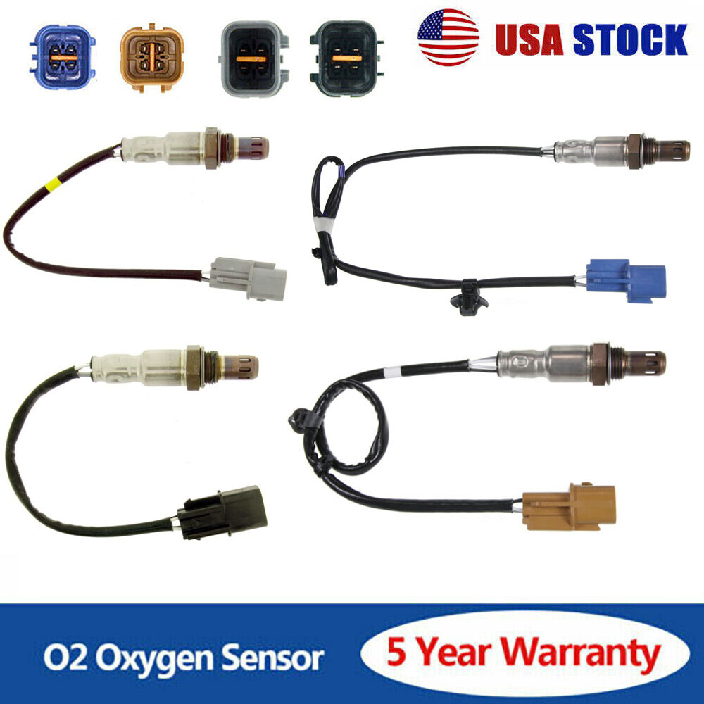 4PCS Upstream+Downstream Oxygen O2 Sensor For 2012-2017 Hyundai Azera 3.3L V6