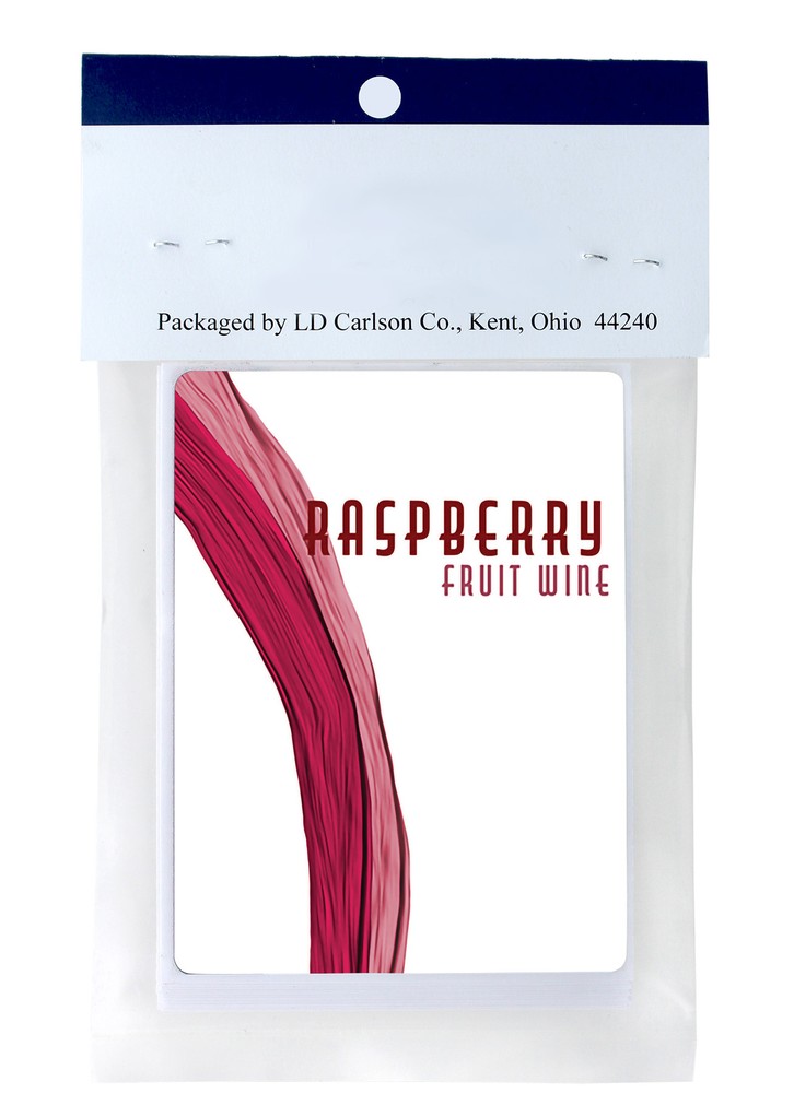 Raspberry Fruit wine Labels 30/Pack Fruit Labels Collection