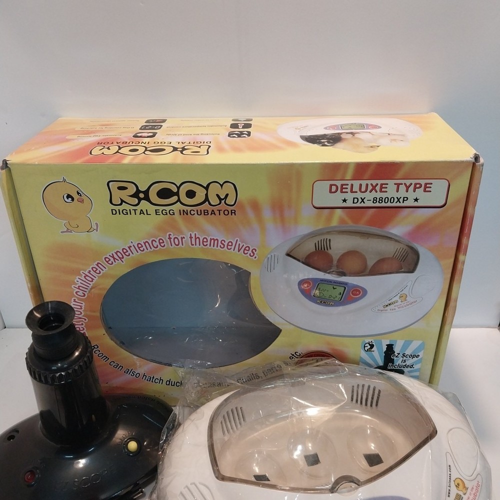 R-Com Digital Egg Incubator DX-8800XP + Inserts Nob